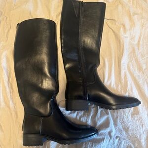 Nine West Black Knee High Boots